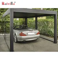 Custom Garage Luifel Outdoor Aluminium Structuur Carport Polen Modern Design Fabrikant Oem