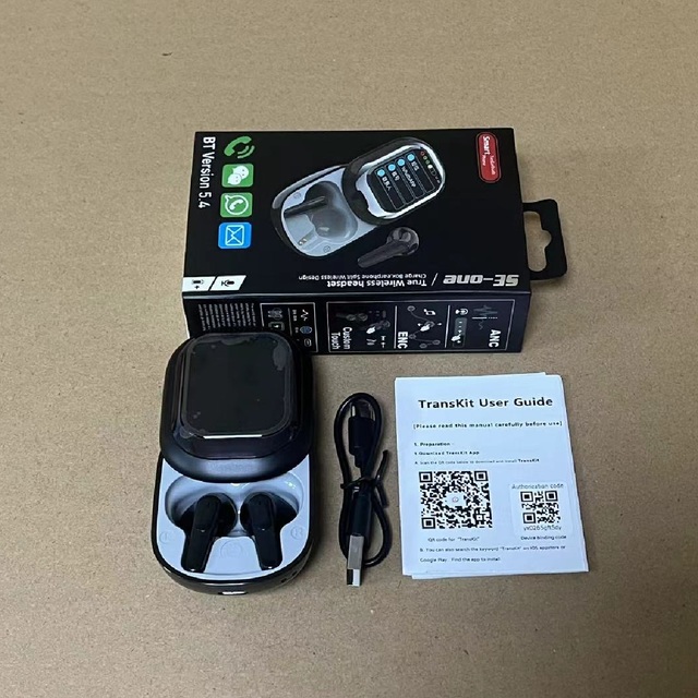 Hotsale SE-ONE AI Lifetime Free Translation Slide Cover Touch Earphones Multi-Language Translation Earphone