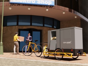 Di động giao thông vận tải hệ thống cuối cùng dặm xe đạp Giao hàng vận chuyển hàng hóa xe đạp giao hàng sinh thái thân thiện giao hàng đô thị bền vững Carla hàng hóa - Product Image 2