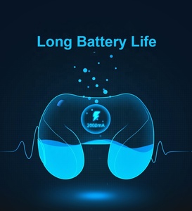 Masajeador eléctrico de cuello y cuerpo Shiatsu inalámbrico en forma de U para masaje boca abajo - Product Image 3