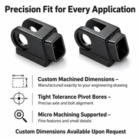 Services de fraisage CNC sur mesure pour accessoires de moto et pièces de cadre de vélo avec finition sablée et peinture en poudre OEM