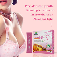 Curves Coffee Amélioration mammaire 2,5g 10 Sachets Bouteille Douce Naturel Pur Premium Professionnel Bien-être Sain Première Qualité