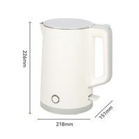 KY Factory Custom Portable Bouilloire électrique de 0.6 litres en acier inoxydable sans fil intelligent pour la maison, l'hôtel ou la voiture