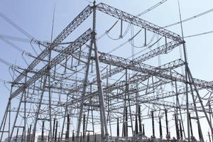 โครงสร้างเสาสถานีไฟฟ้าแรงสูง 220KV เหล็ก Q355 รุ่น HG-SP-110KV สำหรับส่งกำลังไฟฟ้า - Product Image 4