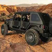 Jantes forgées sur mesure HC 1:1, style Tank, couleur sable désertique, 16-20 pouces, design blindé robuste pour Wrangler Tacoma F150