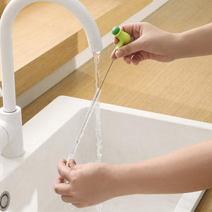 Brosse de nettoyage multifonctionnelle Creative Pea CB006 pour pailles pliables, tétines en acier inoxydable, couvercles de tasses et fentes - Product Image 4