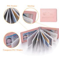 Porte-cartes manuel personnalisé pour voiture Boîte à gants Organisateur de documents automobiles Carte de crédit pour permis de conduire Designer Porte-cartes
