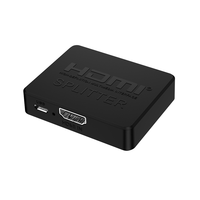 SIPU Splitter HDMI haute vitesse 4K 1 entrée 2 sorties Commutateur HDMI 1x2 pour ordinateur et décodeur