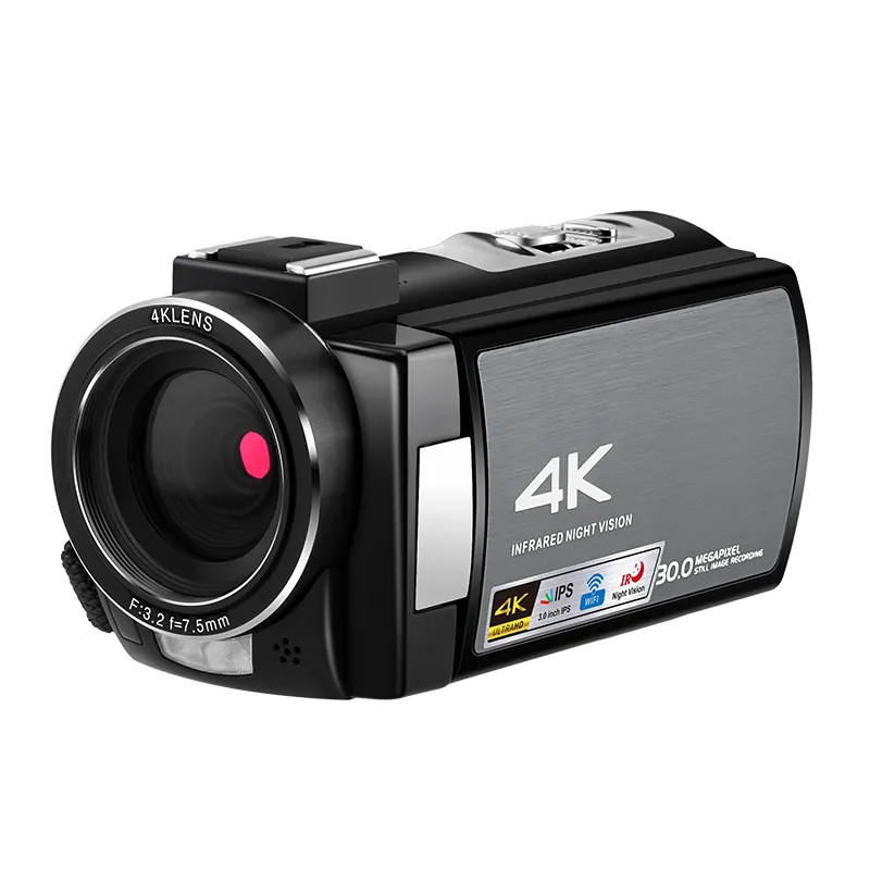 AE8 E0330 High quality Camcorder 4K Sport Digital Video Upgrade 3.0 IPS Full HD Camara IR Infrared Night Vision with Microphone