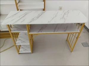 Muebles <span class=keywords><strong>de</strong></span> Salón Modernos y Personalizados para Manicura, <span class=keywords><strong>Mesa</strong></span> <span class=keywords><strong>de</strong></span> <span class=keywords><strong>Madera</strong></span> para <span class=keywords><strong>Uñas</strong></span>, Escritorio para Manicura con Silla - Product Image 4