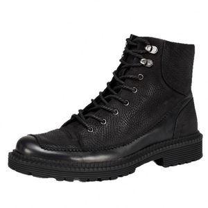 Botas de Tobillo Retro para Hombre de Alta Calidad, Impermeables, Forradas con Cuero Genuino, Cálidas, para Nieve, Uso en Exteriores, Antideslizantes, para Verano, Otoño e Invierno - Product Image 6