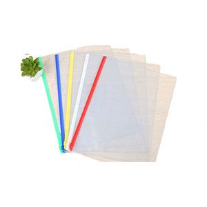 Bolsa de Archivo Transparente Impermeable de Alta Calidad, Bolsa para Documentos con Cierre Antiarrugas, Ecológica, Tamaño B4, para Almacenamiento - Product Image 1