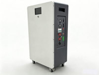 Pack de batteries Sineve LiFePO4 51,2V 314Ah 16KWh avec écran tactile LCD, BMS intelligent et roues pour système de stockage d'énergie domestique