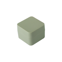 Pot carré en plastique PP 5g-50g vide pour crème, lotion et soins de la peau avec couvercle à vis pour gel à ongles