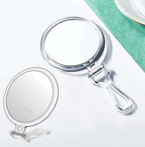 Espejo de mano plegable compacto/Espejo de sobremesa para maquillaje con dos lados, aumento de 20X y visión auténtica - Product Image 4