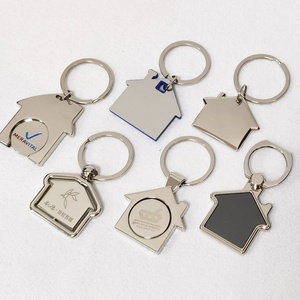 Porte-clés personnalisé en métal avec logo d'entreprise gravé, sans minimum de commande, pour sublimation - Product Image 4