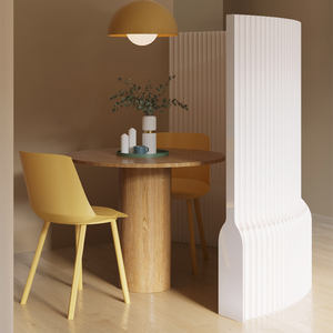 Elegante Partición Plegable de Papel Kraft Estilo Acordeón para Hogar, Exhibiciones y Bodas - Product Image 3