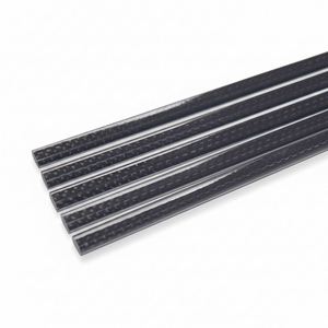 SHENYU Varillas de Fieltro de Carbono 3K Ovaladas y Planas, Surtido de 5mm de Grosor, Alta Resistencia 200C para Soportes Industriales - Product Image 3