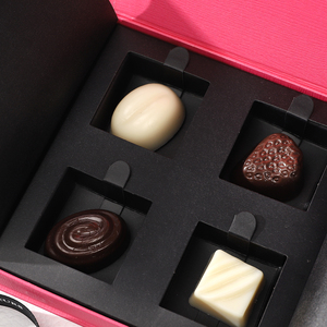 Boîte d'emballage magnétique en chocolat avec plateau en plastique petite boîte cadeau en chocolat - Product Image 4