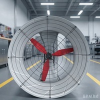 Ventilateur d'extraction industriel en fibre de verre, moteur électrique entièrement en cuivre, résistant à la corrosion, système de ventilation à haut débit d'air, personnalisable
