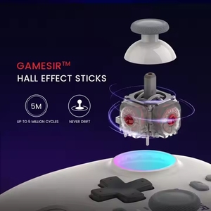 Gamesir Nova Lite NS hiệu ứng hội trường chuyển đổi RGB T4 Nova Grip điện thoại di động động cơ phím điều khiển trò chơi không dây điều khiển - Product Image 5