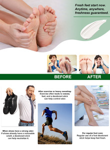 <span class=keywords><strong>Crema</strong></span> Desodorante <span class=keywords><strong>para</strong></span> <span class=keywords><strong>Pies</strong></span> con Glicerina, Cuidado Natural y Orgánico <span class=keywords><strong>de</strong></span> la Piel <span class=keywords><strong>para</strong></span> la Absorción del <span class=keywords><strong>Sudor</strong></span> y Eliminación del Mal Olor - Product Image 2