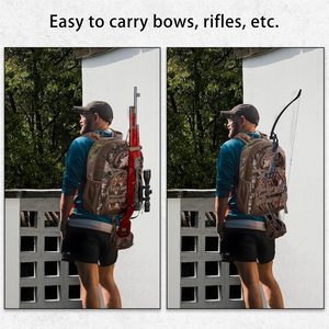 Mochila de Caza de Muestra Gratuita, Mochila de Caza Impermeable con Camuflaje y Cubierta para la Lluvia, Mochila de Caza de Gran Capacidad y Larga Duración - Product Image 5
