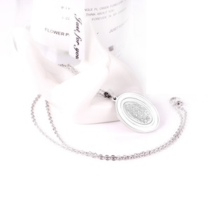 Collar con Colgante de la Virgen María, Chapado en Oro Real, Joyería Religiosa Vintage 2019, Católica, Cristiana - Product Image 5