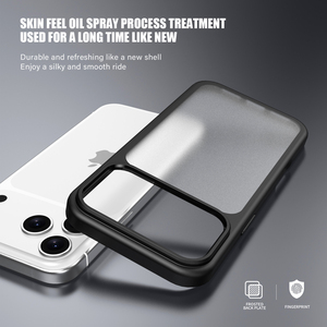 Ốp lưng <span class=keywords><strong>iPhone</strong></span> 17, bán buôn màu đen mờ tùy chỉnh, ốp lưng cao cấp cho <span class=keywords><strong>iPhone</strong></span> 16, 15 Plus, 13, 11, Pro Max - Product Image 5