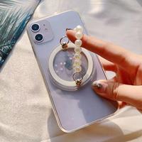 Sangle magnétique flexible pour téléphone, motif dessin animé, pour utilisation sur bureau, compatible avec les modèles 15 et leurs coques