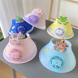 Yeni çocuk güneş şapkaları, yaz havai güneş şapkaları hayranları ile ultraviyole ışınları engellemek ve erkek güneş şapkaları - Product Image 1