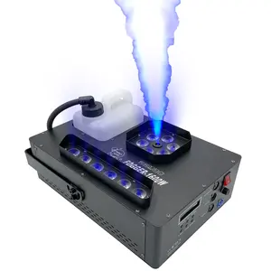 DELIFX alternatif yang bagus untuk CO2 meriam 1600W Upward Spray Smoke Jet LED RGBW 4in1 DMX Techno mesin kabut untuk Festival bar