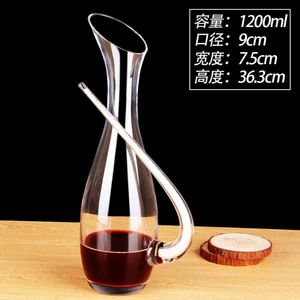 Glass Bottle <strong>Wine</strong> <strong>Decanter</strong> Poure <strong>with</strong> Glass <strong>Stopper</strong> - Product Image 3