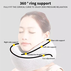 U hình đa chức năng du lịch cổ gối cho máy bay tránh cổ và vai đau gối Bộ nhớ bọt xuống gối - Product Image 2