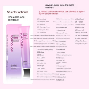 Crema para teñir el cabello orgánica, blanqueamiento gratuito para uso doméstico, productos para teñir el cabello de grado cosmético semipermanente suave para hombres - Product Image 4