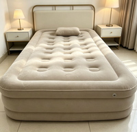 Matelas Gonflable Électrique Portable Moderne pour le Camping, Auto-Gonflant en PVC, Pliable et Adapté à la Chambre à Coucher, Meuble de Maison