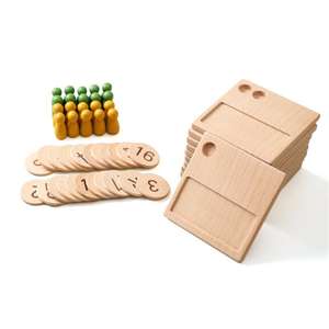 لوحة عد مونتيسوري لعبة رياضيات تعليمية ، ألعاب خشبية للأطفال CE CPC - Product Image 6