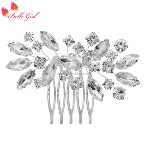 Accessoires <span class=keywords><strong>pour</strong></span> cheveux BELLEWORLD Fleur Cristal Perle Coiffe de mariée Femmes <span class=keywords><strong>Coiffure</strong></span> bon marché <span class=keywords><strong>pour</strong></span> idées de <span class=keywords><strong>coiffure</strong></span> de fête de mariage - Product Image 6
