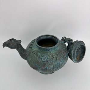 Articoli in bronzo antico personalizzati artigianato di alto valore artistico per la decorazione del museo vaso di gallo celeste artigianato storico in metallo - Product Image 3