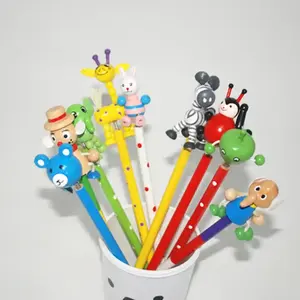 Lápiz de Madera con Diseño de Animalito, Superventas, con Mina HB para Niños, Incluye Decoración para la Punta - Product Image 5