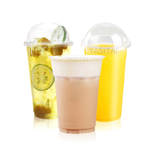 Suministro de contemporáneo beber batido hielo Crema para <span class=keywords><strong>mascotas</strong></span> inyectar de plástico taza con tapa - Product Image 2