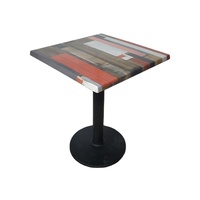Table de banquet multifonctionnelle d'extérieur, mobilier de restaurant, table de salle à manger, bois massif, design moderne, antique, Werzalit, maison