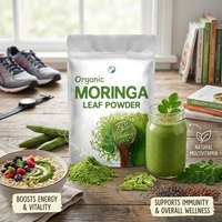 Extrait de feuilles de Moringa Ausreson – Complément Minceur en Gros (1kg) – Super Aliment Énergétique Biologique Pur Naturel – Poudre de Moringa