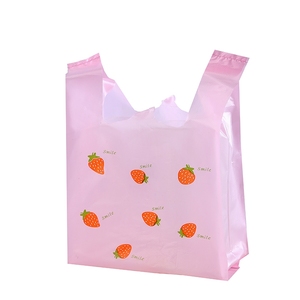 ถุงพลาสติกสำหรับร้านขายของชำในซูเปอร์มาร์เก็ตร้านอาหารปรับแต่งได้ถุงขอบคุณ - Product Image 2