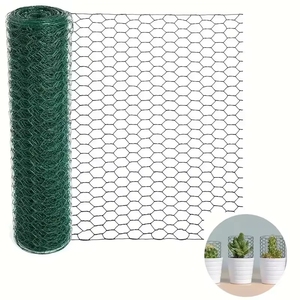 Grillage hexagonal en fil de fer de 0,35 m x 1 m <span class=keywords><strong>pour</strong></span> clôture de jardin, <span class=keywords><strong>volière</strong></span>, cage à animaux, bricolage - Product Image 1