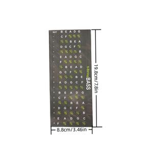 สติกเกอร์ fretboard กีตาร์4/5สตริงเบสกีตาร์คอร์ดสติ๊กเกอร์ฟิงเกอร์บอร์ดโน้ตหรือคอร์ดการเรียนรู้ - Product Image 6