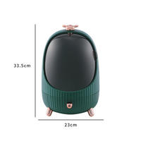 Boîte de rangement cosmétique carrée en plastique avec éclairage LED et tiroir à rouge à lèvres pour commode – Étagère d'organisation domestique – Acheter le produit sur Al