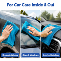 Toalla de Microfibra Super Absorbente con Bucle Retorcido para Lavado de Autos, 500gsm 700gsm 950gsm, Tamaño y Color Personalizados, Sin Pelusas, para Secado