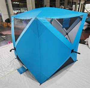 Pop up xách tay bãi cỏ tán bãi biển Tán lều Sun Shade UPF50 + Pop Up Cabana bóng râm tán 3-4 người - Product Image 3