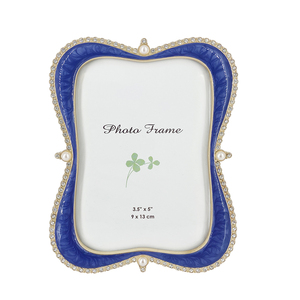 Tùy Chỉnh Châu Âu Cổ Điển 4X6 Hình Ảnh Khung Thiết Lập Sang Trọng Kẽm Khung Hợp Kim Cho Pháp Bàn Đám Cưới Trang Trí Nội Thất Kim Loại 4Pcs Hình Ảnh Hiển Thị - Product Image 2